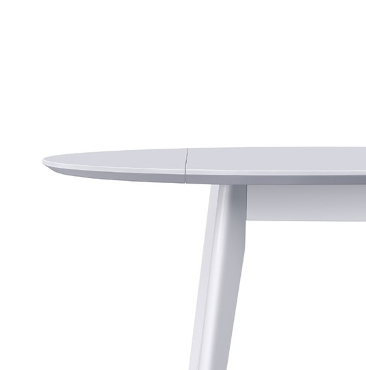 Стол раздвижной Орион Drop Leaf 100, Белый в Артеме - изображение 2