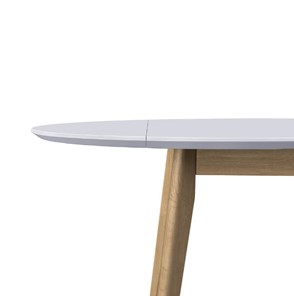 Кухонный стол раздвижной Орион Drop Leaf 100, Дуб/белый во Владивостоке - предосмотр 2