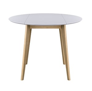Кухонный стол раздвижной Орион Drop Leaf 100, Дуб/белый в Артеме - предосмотр