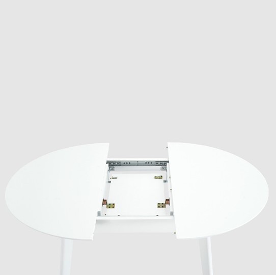 Обеденный раздвижной стол Орион Classic Plus 100, Белый во Владивостоке - изображение 7