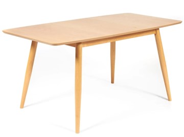 Кухонный стол раскладной Pavillion (Павильон) бук/мдф 80x120+40x75, Натуральный арт.13982 в Артеме - предосмотр 2