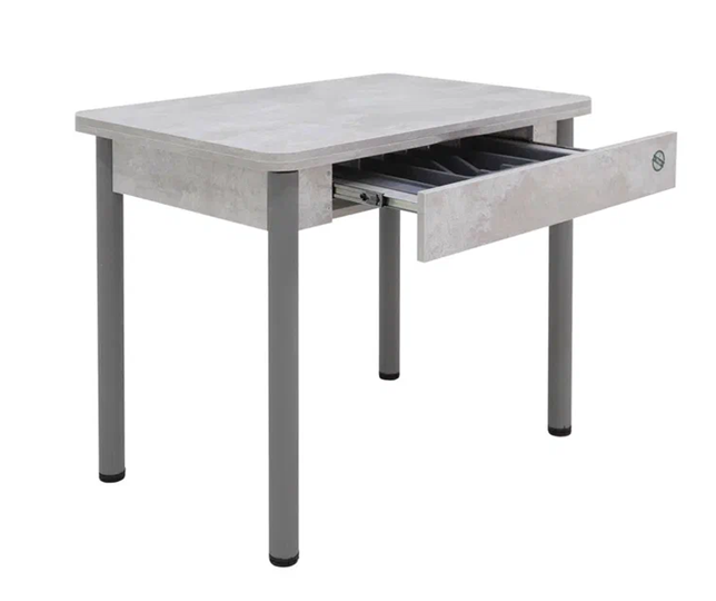 Кухонный раздвижной стол Прайм-3Р, Цемент светлый в Артеме - изображение 2