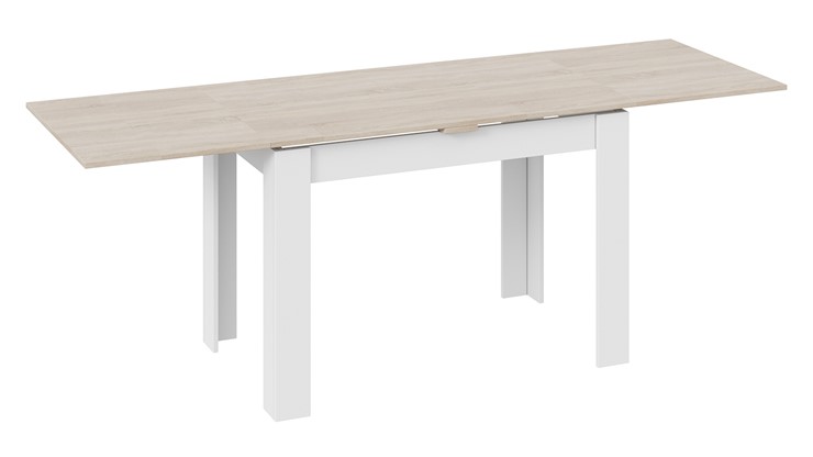 Раздвижной стол Промо тип 4 (Белый/Дуб сонома светлый) в Артеме - изображение 1