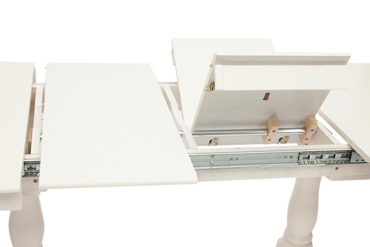 Кухонный стол раскладной Siena ( SA-T6EX2L ) 150+35+35х80х75, ivory white (слоновая кость 2-5) арт.12490 во Владивостоке - изображение 2