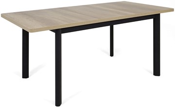 Кухонный стол раскладной Токио-1L (ноги металлические черные, дуб каньон) во Владивостоке - предосмотр 3