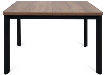Кухонный раздвижной стол Токио-2L (ноги металлические черные, дуб табако) в Уссурийске - предосмотр 1