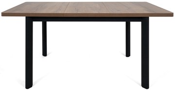 Кухонный раздвижной стол Токио-2L (ноги металлические черные, дуб табако) в Артеме - предосмотр 4