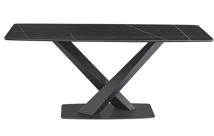 Кухонный обеденный стол DT2017 черная керамика MR32 (180) в Находке - изображение 1