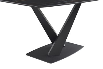 Кухонный обеденный стол DT2017 черная керамика MR32 (180) в Находке - предосмотр 3
