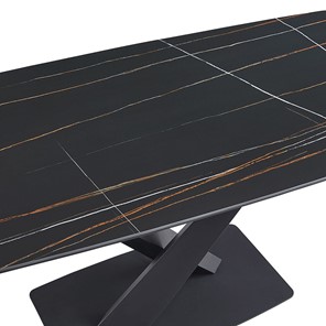 Кухонный обеденный стол DT2017 черная керамика MR32 (180) в Находке - предосмотр 4