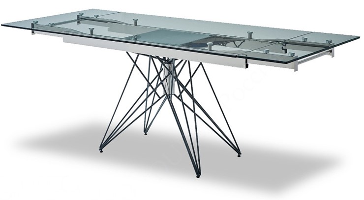 Раздвижной стол T-041 (140) прозрачный в Уссурийске - изображение 3