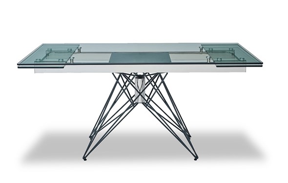 Раздвижной стол T-041 (140) прозрачный в Артеме - изображение