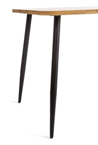 Стол обеденный PLUTO ЛДСП/металл, 120x80x77, Дуб вотан/Черный арт.19317 в Артеме - предосмотр 3