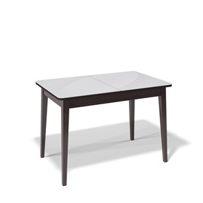 Кухонный раскладной стол Kenner 1100M (Венге/Стекло белое глянец) в Артеме