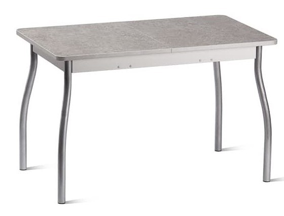 Стол кухонный Орион.4 1200, Пластик Урбан серый/Металлик в Артеме - изображение