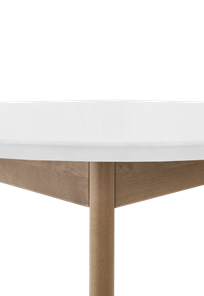 Кухонный обеденный стол Орион Classic 94, Дуб/белый в Артеме - предосмотр 3