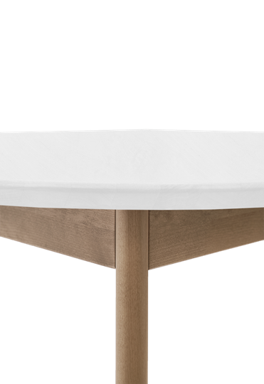 Кухонный обеденный стол Орион Classic 94, Дуб/белый в Артеме - изображение 3