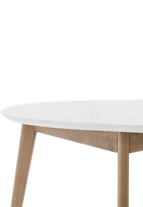 Кухонный обеденный стол Орион Classic 94, Дуб/белый в Артеме - предосмотр 4