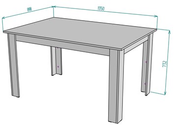 Кухонный стол T37, ЯШС в Артеме - предосмотр 1