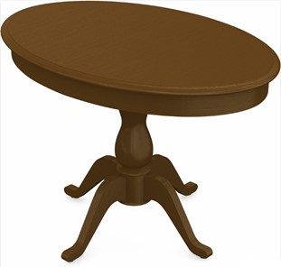 Кухонный раскладной стол Фабрицио-1 исп. Эллипс, Тон 2 Покраска + патина с прорисовкой (на столешнице) в Уссурийске