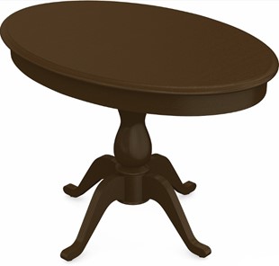 Кухонный стол раскладной Фабрицио-1 исп. Эллипс, Тон 4 Покраска + патина с прорисовкой (на столешнице) в Уссурийске