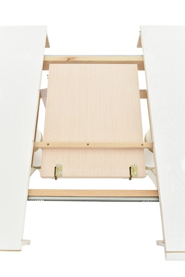 Кухонный раздвижной стол Фабрицио-2 исп. Овал 1200, Тон 2 Покраска + патина (в местах фрезеровки) во Владивостоке - изображение 4