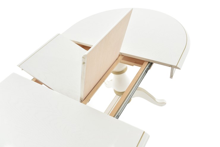 Обеденный раздвижной стол Фабрицио-2 исп. Овал 1200, Тон 40 Покраска + патина (в местах фрезеровки) во Владивостоке - изображение 3