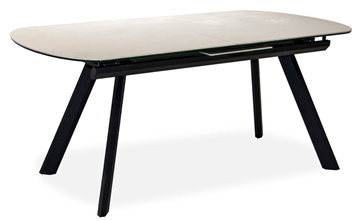 Кухонный стол раздвижной Шамони 3CQ 180х95 (Oxide Avorio/Графит) в Артеме - предосмотр
