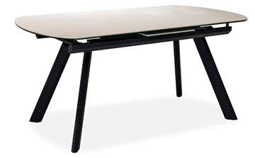 Кухонный стол раздвижной Шамони 2CQ 160х90 (Oxide Avorio/Графит) в Находке - предосмотр