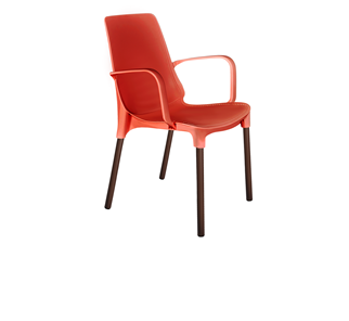 Кухонный стул SHT-ST76/S424 (красный/коричневый муар) в Артеме
