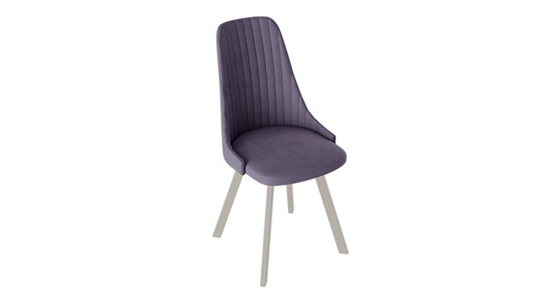 Кухонный стул Франк (паук) исп2 (Капучино матовый/Микровелюр Фиолетовый) в Артеме - изображение