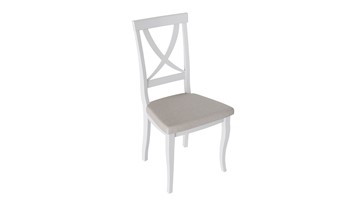 Обеденный стул Лион 2 (Белый матовый/тк № 110) в Уссурийске