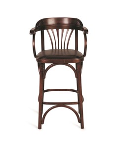 Барный стул 750 мягкий (темный тон, экокожа коричневая) во Владивостоке - предосмотр 3