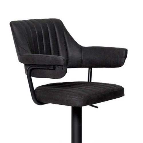 Барный стул КАНТРИ WX-2917 вельвет черный в Находке - изображение 1