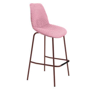 Барный стул SHT-ST29-С22 / SHT-S29P (розовый зефир/медный металлик) в Находке