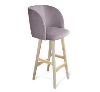 Барный стул SHT-ST33 / SHT-S65 (сиреневая орхидея/прозрачный лак) в Артеме
