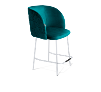 Полубарный стул SHT-ST33-1 / SHT-S29P-1 (альпийский бирюзовый/хром лак) в Артеме