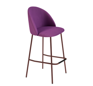 Барный стул SHT-ST35 / SHT-S29P (ягодное варенье/медный металлик) в Находке