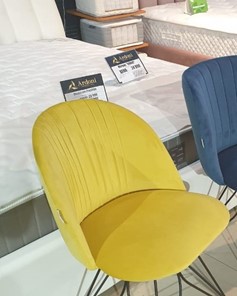 Барный стул SHT-ST35-1 / SHT-S93 (имперский жёлтый/браш.коричневый/черный муар) во Владивостоке - предосмотр 7