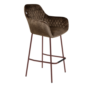 Барный стул SHT-ST38 / SHT-S29P (кофейный трюфель/медный металлик) в Артеме