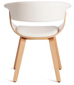 Обеденный стул VIMTA (mod.8021) натуральный/белый арт.13659 во Владивостоке - предосмотр 3