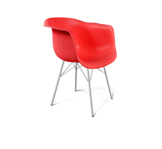 Обеденный стул SHT-ST31/S64 (красный/хром лак) в Артеме