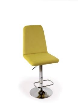 Кухонный стул В-630 каркас барный хром, велюр - мазерати олива в Артеме - изображение