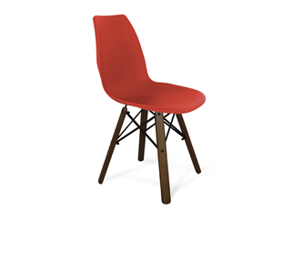 Обеденный стул SHT-ST29/S70 (красный ral 3020/темный орех/черный) в Артеме