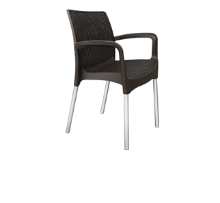Кухонный стул SHT-ST68/S424 (черно-коричневый/хром лак) в Находке
