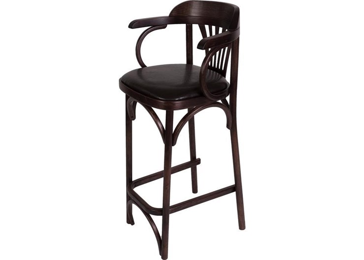 Барный стул 650 мягкий (темный тон) в Артеме - изображение 1