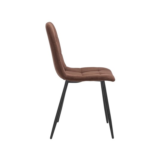 Кухонный стул Leset Скай (Металл черный/велюр Шоколад) в Артеме - изображение 2