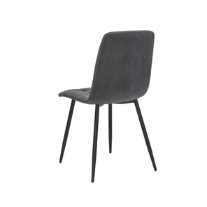 Обеденный стул Leset Скай (Металл черный/велюр графит) в Артеме - предосмотр 3