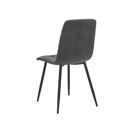 Обеденный стул Leset Скай (Металл черный/велюр графит) в Артеме - изображение 3