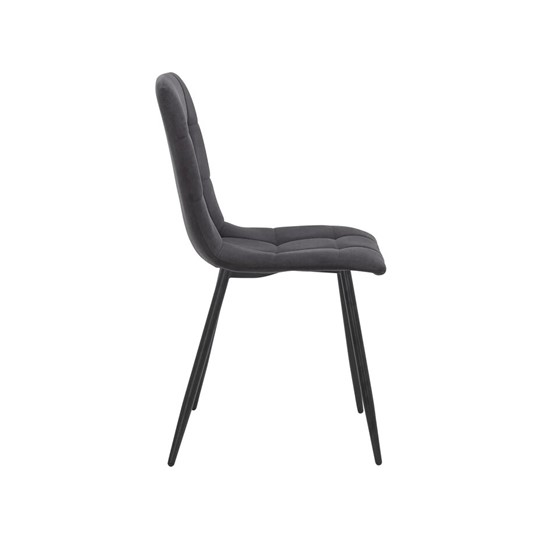 Обеденный стул Leset Скай (Металл черный/велюр графит) в Артеме - изображение 2